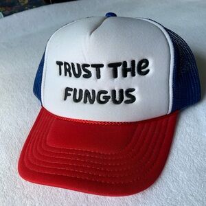 - Trust the Fungus mesh trucker hat
